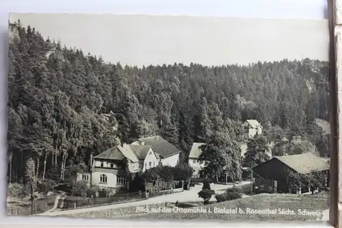 AK Rosenthal-Bielatal Blick auf die Ottomühle 1958 #PE512
