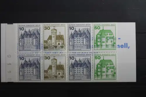 Berlin MH 11i PF V oZ postfrisch Markenheftchen Plattenfehler #SH096