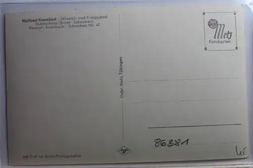 AK Heilbad Krumbad Diätkurhaus #PE464