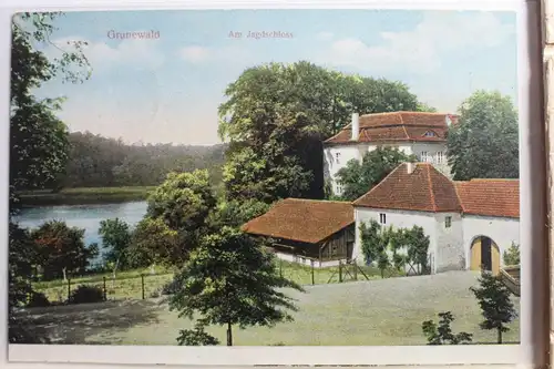 AK Grünewald Am Jagdschloss 1911 #PE561