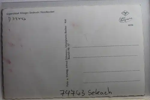 AK Seckach Jugenddorf Klinge - Seckach #PE527