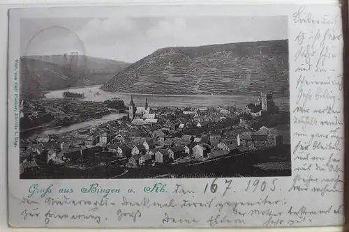 AK Bingen am Rhein Panorama 1905 #PE551