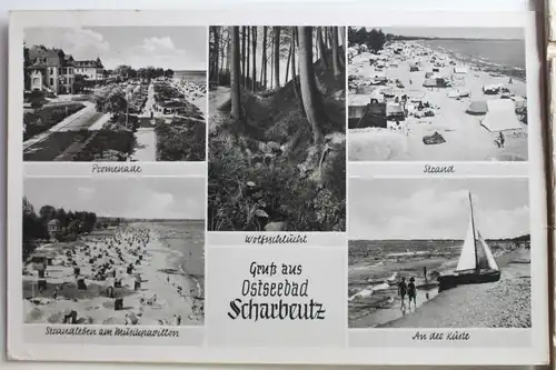 AK Schwarbeutz Mehrbildkarte (Strand, Promenade usw.) #PE472