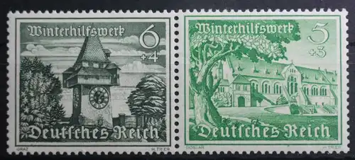 Deutsches Reich Zd W136 postfrisch Zusammendrucke #SH317