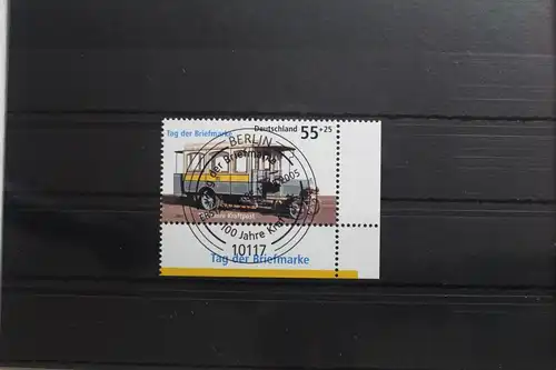 BRD 2456 gestempelt Postauto Eckrand Vollstempel Bundesrepublik #SJ034