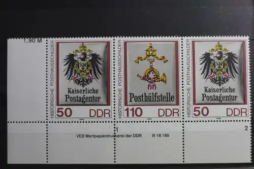 DDR W Zd 824 DV postfrisch Zusammendrucke #SH994