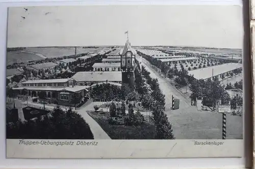 AK Döberitz Truppenübungsplatz und Barackenlager 1909 #PE569