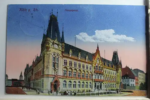 AK Köln Hauptpostamt Feldpost 1917 #PE448