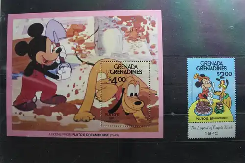 Grenada/Grenadinen 428, Block 52 postfrisch Walt Disney #SH589
