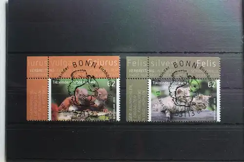 BRD 3129-3130 gestempelt Eckrand Vollstempel Tiere Bundesrepublik #SI690