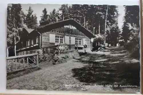 AK Neustadt b. Coburg Arnold-Hütte mit Aussichtsturm #PF104