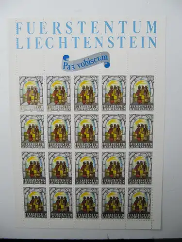 Liechtenstein Jahrg. 1984 mit 20x 837-865 postfrisch Bogens. KW. 650,- #SJ415