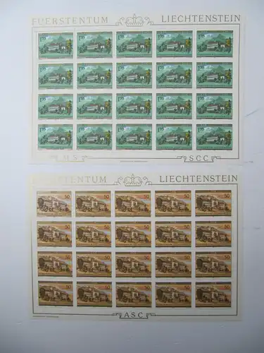 Liechtenstein Jahrgang 1985 mit 866-892 postfrisch Bogensatz KW. 600,- #SJ411