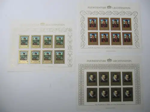 Liechtenstein Jahrgang 1985 mit 866-892 postfrisch Bogensatz KW. 600,- #SJ411