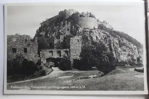 AK Hohentwiel Festungsruine mit Eingangstor, 688 m ü. M. #PF180