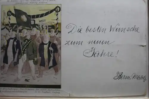 AK Deutschland Künstlerkarte (F. Würtenberger) 1906 #PF024