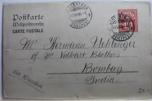 AK Deutschland Künstlerkarte (F. Würtenberger) 1906 #PF024