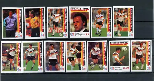 Malediven 1758-1770B postfrisch Fussball #GE675