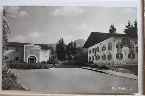 AK Bad Kohlgrub Haus der Kurgäste u. Haus zum Jager 1971 #PF114