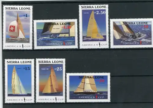 Sierra Leone 964-70 postfrisch Schiff #IF584