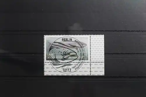 BRD 3051 gestempelt Fische Eckrand Vollstempel Bundesrepublik Deutschland #SJ231