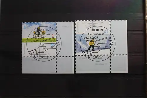 BRD 2447-2448 gestempelt Vollstempel Eckrand Bundesrepublik #SJ883