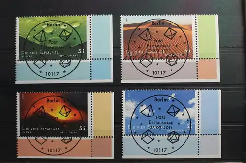 BRD 2852-2855 gestempelt Eckrand Vollstempel Bundesrepublik #SJ773