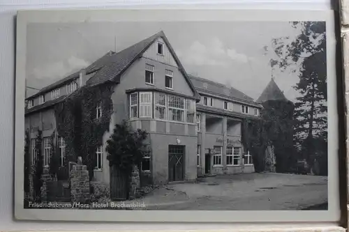 AK Friedrichsbrunn /Harz Hotel Brockenblick 1954 #PF233