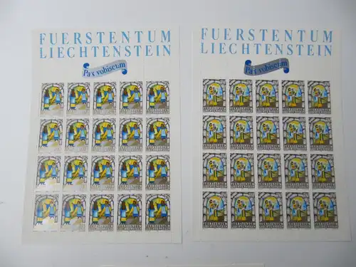 Liechtenstein Jahrg. 1984 mit 20x 837-865 postfrisch Bogens. KW. 650,- #SJ414