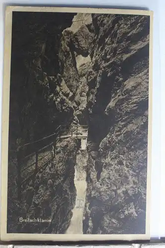 AK Oberstdorf-Tiefenbach Breitachklamm, Allgäu 1910 #PF287