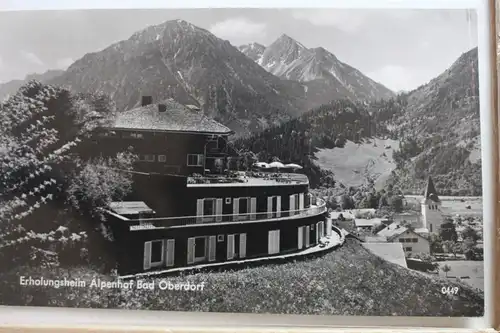 AK Bad Oberstdorf Erholungsheim Alpenhof 1961 #PF113