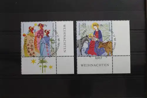 BRD 2626-2627 gestempelt Weihnachten Vollstempel Eckrand Bundesrepublik #SJ920