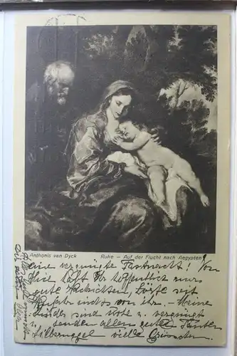 AK Deutschland Künstlerkarte (Anthonis van Dyck) 1911 #PF405