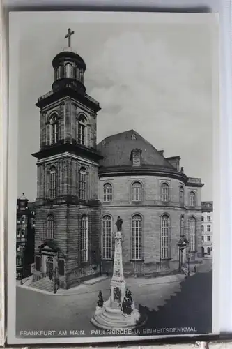 AK Frankfurt am Main Paulskirche u. Einheitsdenkmal #PF301