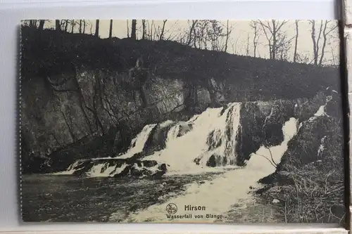 AK Hirson Wasserfall von Blangy Feldpost 1916 #PF310