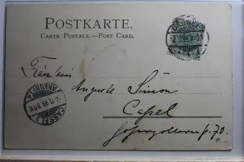 AK Deutschland Künstlerkarte 1899 #PF403