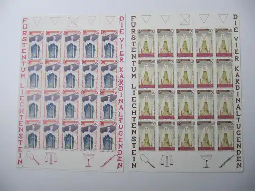 Liechtenstein Jahrgang 1985 mit 866-892 postfrisch Bogensatz KW. 600,- #SJ410