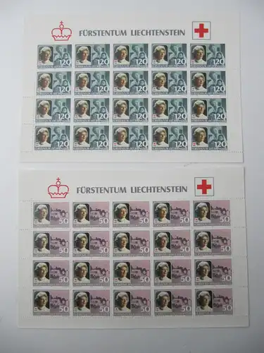 Liechtenstein Jahrgang 1985 mit 866-892 postfrisch Bogensatz KW. 600,- #SJ410