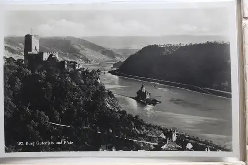AK Kaub Burg Gutenfels und Pfalz #PF329