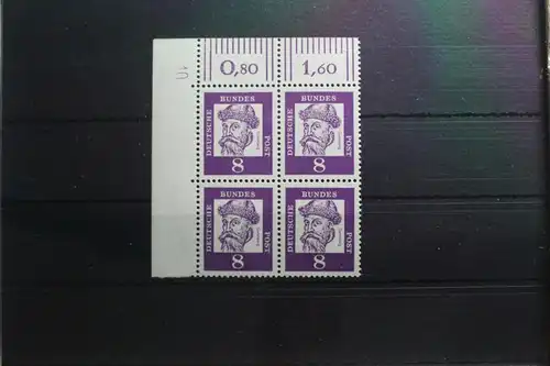 BRD 349y DZ postfrisch Eckrandviererblock Bundesrepublik Deutschland #SK637