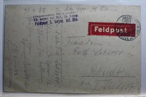 AK Deutschland Porträtkarte Feldpost 1916 #PE690