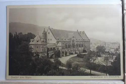 AK Goslar am Harz Kaiserhaus mit Steinberg #PE596