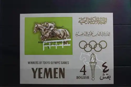 Jemen Block 32 postfrisch Sport #SK973