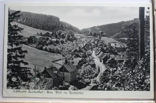 AK Lautenthal im Harz Blick ins Bischofstal 1957 #PE760