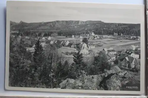 AK Oybin Zittauer Gebirge - Felsengasse u. Scharfenstein #PE798