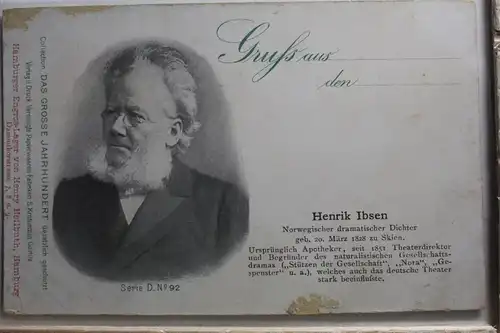 AK Deutschland Porträtkarte - Henrik Ibsen #PE764