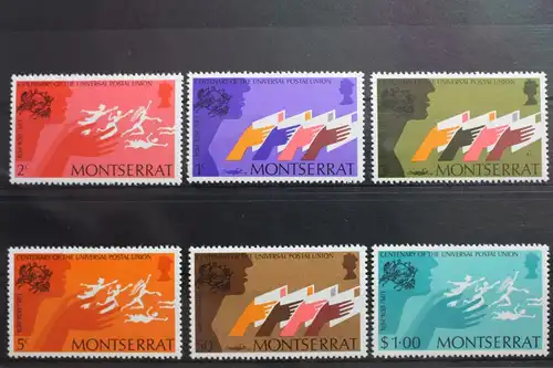 Montserrat 305-310 postfrisch Weltpostverein UPU #SL362