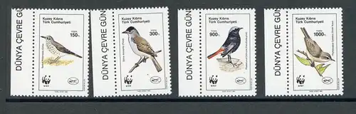 Türkei 275-278 postfrisch Vögel #JD294