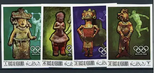 Ras al Khaima 259-262B postfrisch Olympia #HL427