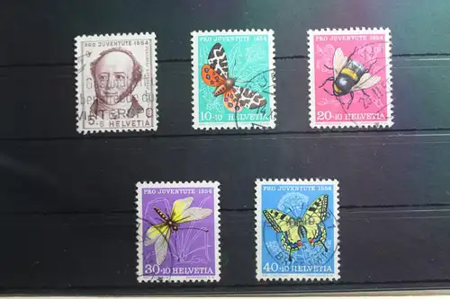 Schweiz 602-606 gestempelt #SL126